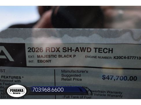 New 2026 Acura RDX w/ Technology Package image 37