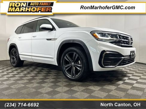 Used 2021 Volkswagen Atlas SE w/ Panoramic Sunroof Package AWD/4WD image 1