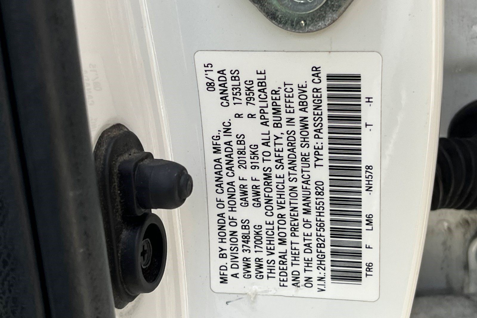 Used 2015 Honda Civic LX image 10