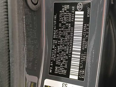 Certified 2025 Toyota Camry XSE FWD image 11