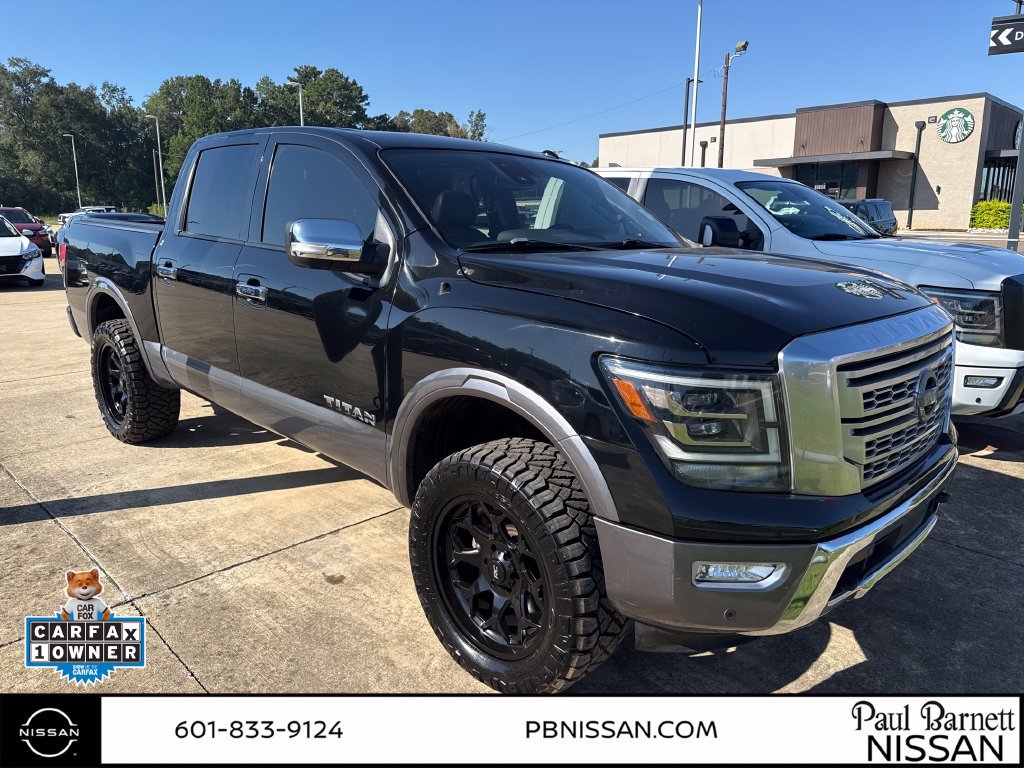 Used 2021 Nissan Titan Platinum Reserve w/ Moonroof Package AWD/4WD image 12