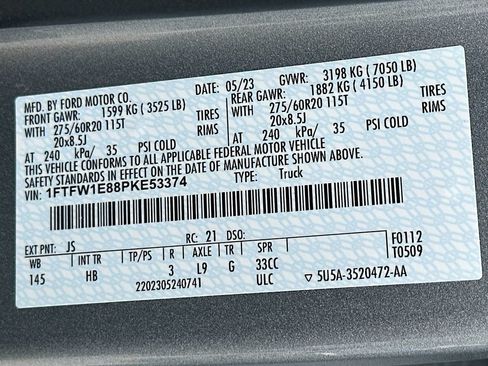 Used 2023 Ford F150 Lariat w/ Equipment Group 502A High AWD/4WD image 32