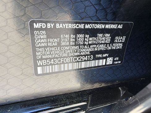 New 2026 BMW iX xDrive45 w/ M Sport Package image 17