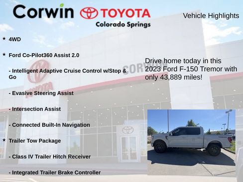 Used 2023 Ford F150 Tremor w/ Equipment Group 402A High AWD/4WD image 7