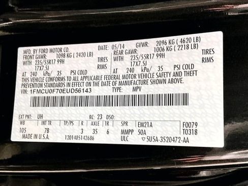 Used 2014 Ford Escape S image 31