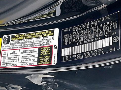 Used 2021 Toyota Camry SE FWD image 18