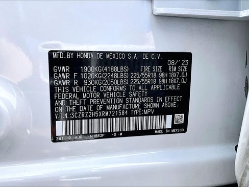 Used 2024 Honda HR-V Sport image 36