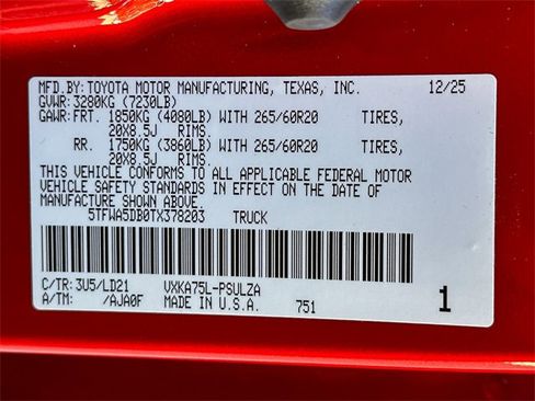 New 2026 Toyota Tundra Limited image 23