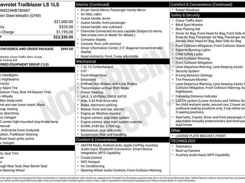 Used 2021 Chevrolet TrailBlazer LS image 4