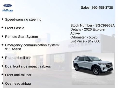 Used 2026 Ford Explorer Active w/ Active Comfort Package image 20