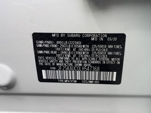 Used 2020 Subaru Forester Limited image 32