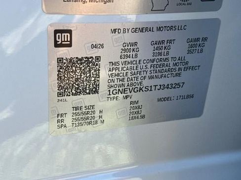 New 2026 Chevrolet Traverse LT w/ Enhanced Driving Package AWD/4WD image 35