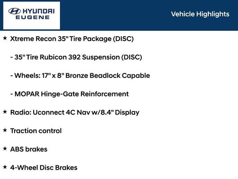 Used 2023 Jeep Wrangler Unlimited Rubicon 392 w/ Xtreme Recon 35" Tire Package image 14