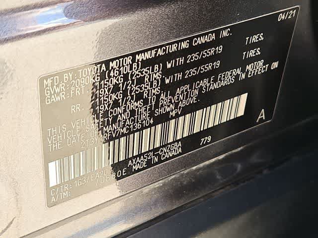 Used 2021 Toyota RAV4 Limited FWD image 30