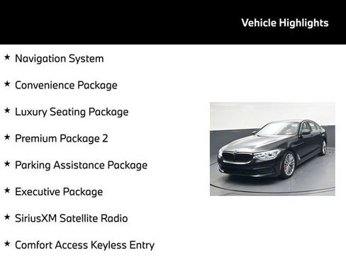 Used 2019 BMW 540i xDrive w/ Executive Package image 5