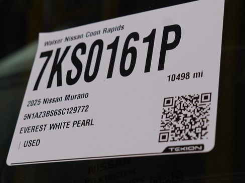 Used 2025 Nissan Murano SV AWD/4WD image 31