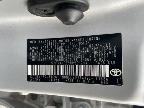 Used 2024 Toyota Corolla SE FWD image 32