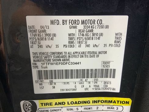 Used 2013 Ford F150 FX4 w/ Luxury Equipment Group AWD/4WD image 37