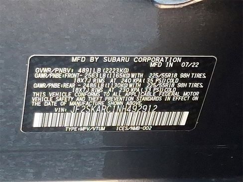 Certified 2022 Subaru Forester Touring image 31