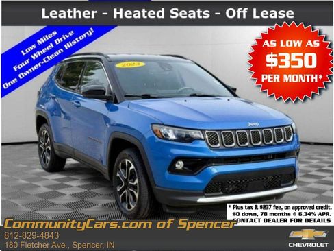 Used 2023 Jeep Compass Limited AWD/4WD image 1