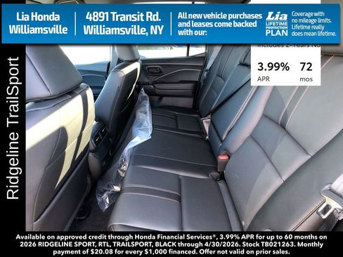 New 2026 Honda Ridgeline TrailSport image 24