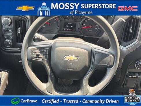 Certified 2025 Chevrolet Silverado 1500 Custom w/ Turbomax Blackout Package AWD/4WD image 17