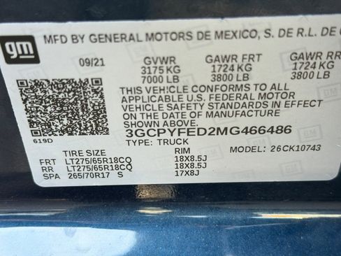 Used 2021 Chevrolet Silverado 1500 LT Trail Boss w/ Convenience Package II image 28