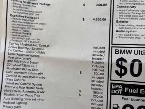 Used 2021 BMW X6 xDrive40i w/ Executive Package 2 image 3