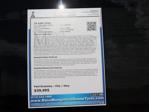 Used 2018 RAM 2500 Laramie w/ Convenience Group RWD image 23