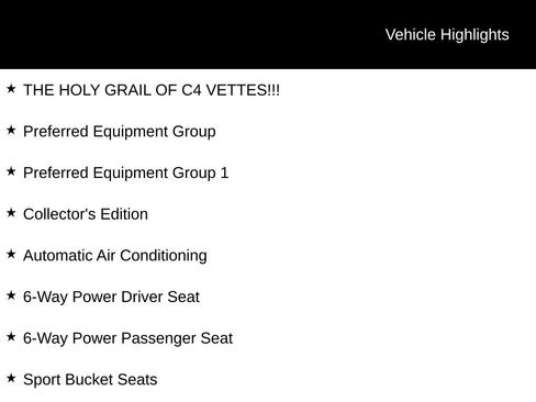 Used 1996 Chevrolet Corvette Convertible image 5