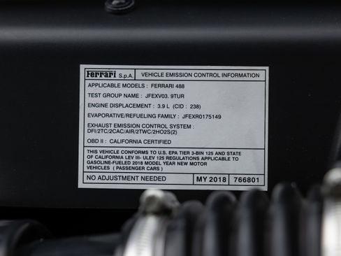 Certified 2018 Ferrari 488 GTB RWD image 81