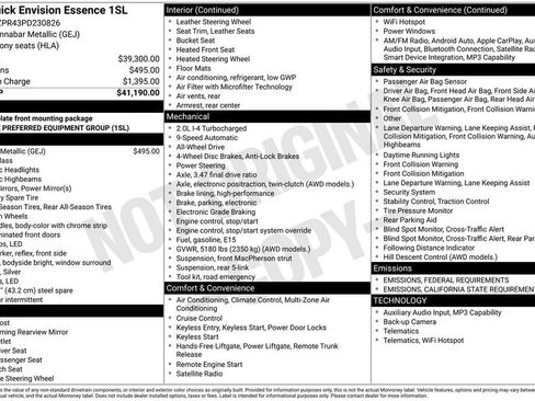 Used 2023 Buick Envision Essence image 5