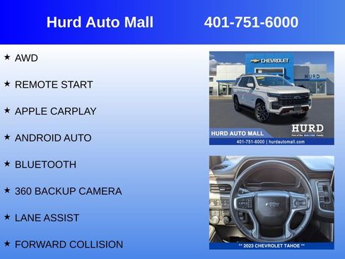 Certified 2023 Chevrolet Tahoe Z71 w/ Z71 Off-Road Package image 6