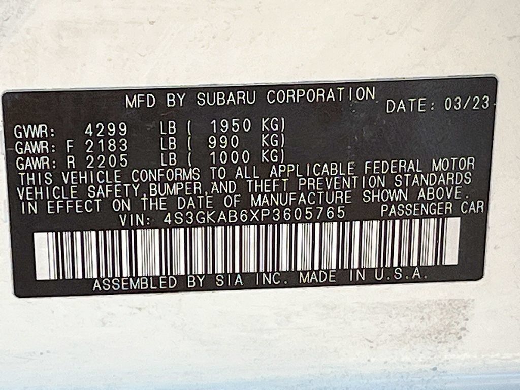 Used 2023 Subaru Impreza 2.0i AWD/4WD image 29