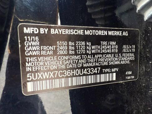 Used 2017 BMW X3 xDrive35i AWD/4WD image 37