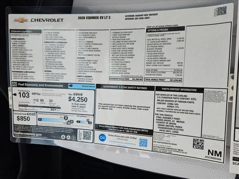 New 2026 Chevrolet Equinox EV LT image 18