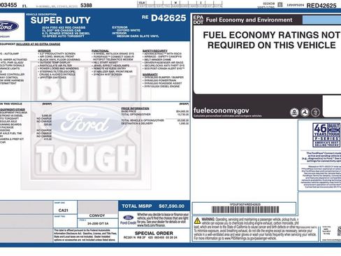 Used 2024 Ford F550 2WD Regular Cab Super Duty image 9