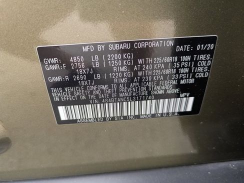 Used 2020 Subaru Outback Limited w/ Popular Package #2 image 15