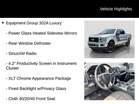 Used 2020 Ford F150 XLT w/ Equipment Group 302A Luxury AWD/4WD image 6