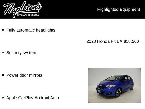 Used 2020 Honda Fit EX image 16