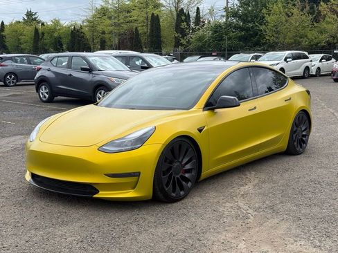 Used 2021 Tesla Model 3 Performance AWD/4WD image 2