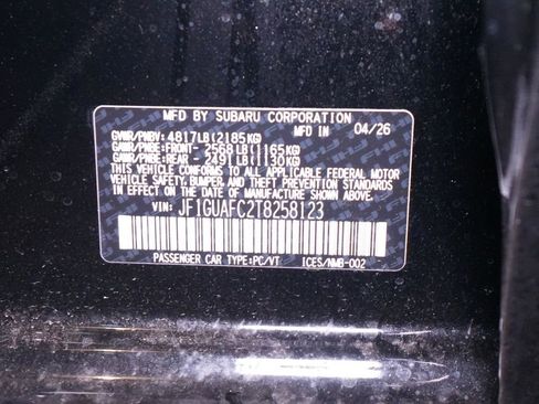 New 2026 Subaru Impreza 2.0i Sport AWD/4WD image 39