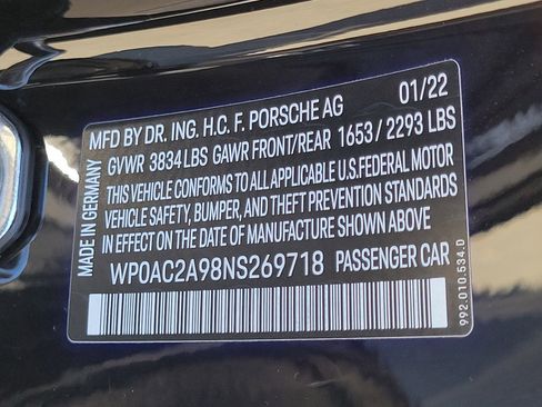 Certified 2022 Porsche 911 GT3 image 34