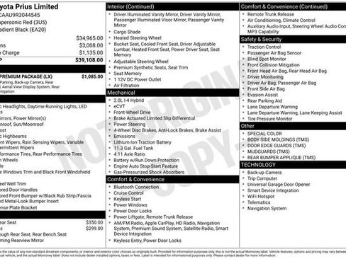 Used 2024 Toyota Prius Limited w/ Limited Premium Package FWD image 3