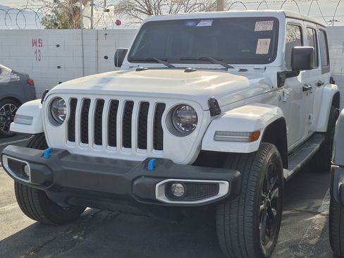 Used 2023 Jeep Wrangler Sahara 4xe image 1