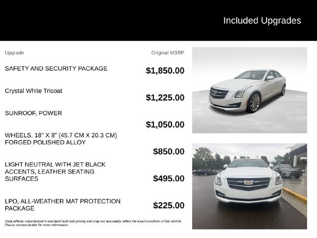 Used 2018 Cadillac ATS Luxury w/ Safety and Security Package AWD/4WD image 8