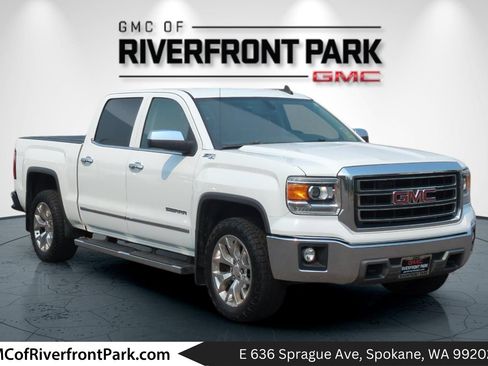 Used 2015 GMC Sierra 1500 SLT w/ SLT Crew Cab Value Package AWD/4WD image 1