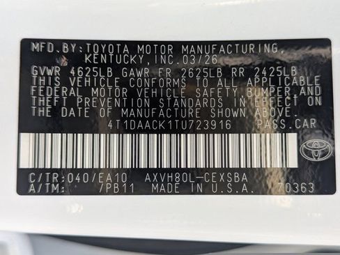 Used 2026 Toyota Camry SE FWD image 27