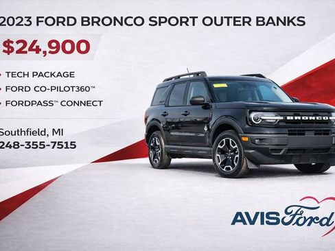 Used 2023 Ford Bronco Sport Outer Banks w/ Tech Package image 1