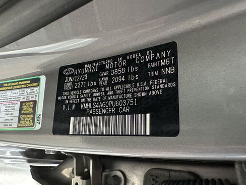 Certified 2023 Hyundai Elantra SEL w/ Convenience Package FWD image 16